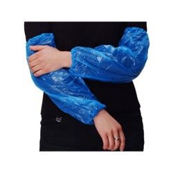 MANCHETTES ÉLASTISÉES PE OPAQUES BLEUES