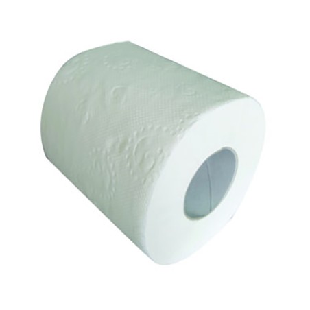 PAPIER TOILETTE PETITS ROULEAUX T180 PURE PATE EXTRA BLANCHE MICROGAUFREE