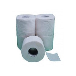 PAPIER TOILETTE PETITS ROULEAUX 200 FORMATS PURE PATE BLANCHE GAUFREE 3 PLIS PREMIUM